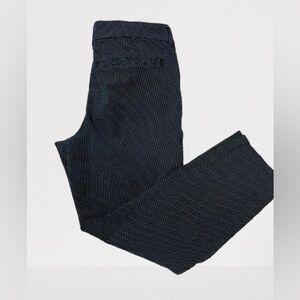 Old Navy Black and White Patterned Pixie Pants